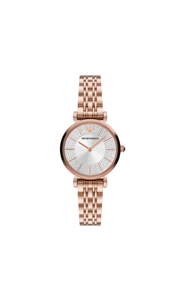 Bild von EMPORIO ARMANI W TWO-HAND ROSE GOLD-TONE STAINLESS STEEL WT 32MM 2024