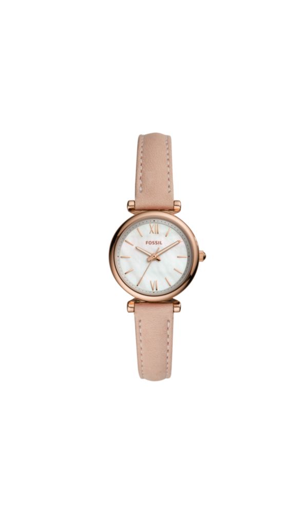 Bild von FOSSIL W CARLIE MINI THREE-HAND BLUSH LEATHER WT 28MM 2022