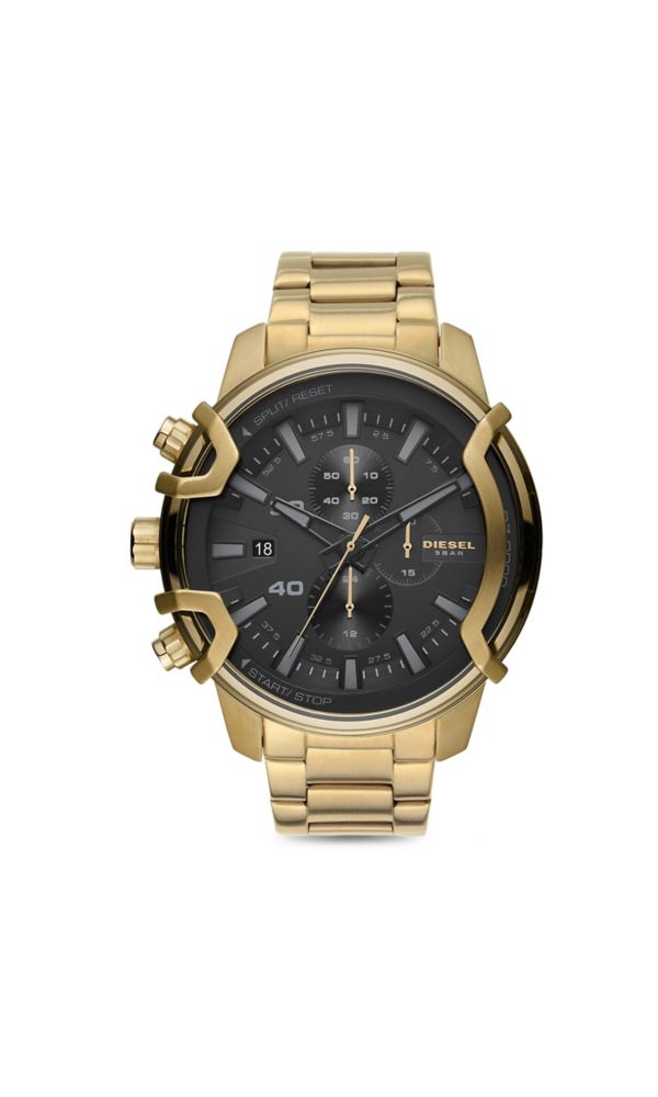 Bild von DIESEL M GRIFFED STAINLESS STEEL GOLD WT 48MM 2024