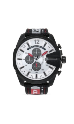 Bild von DIESEL M MEGA CHIEF STAINLESS STEEL BLACK WT 51MM 2024