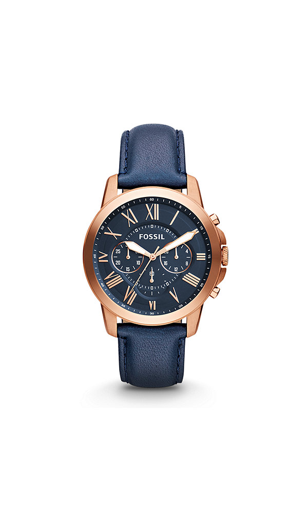 Bild von FOSSIL M FS4835 WT GRANT LEATHER BLUE 2024