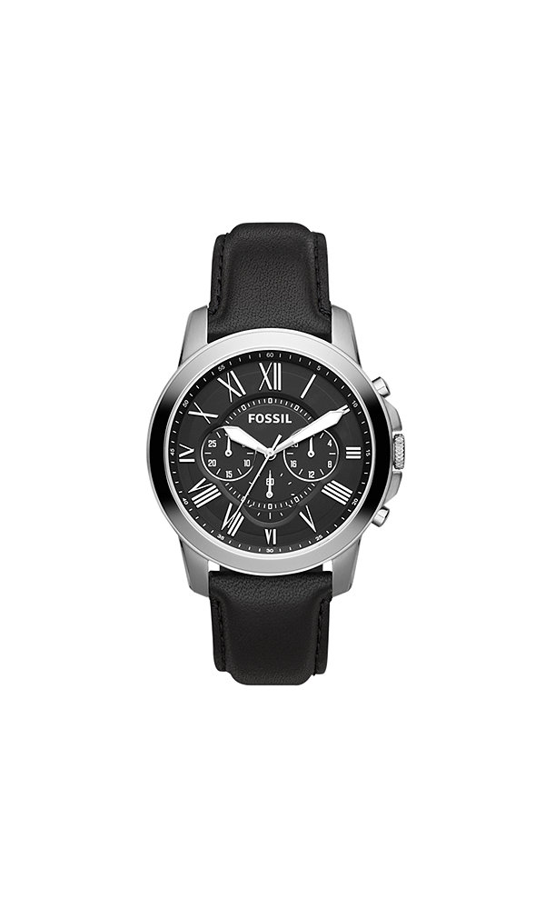 Bild von FOSSIL M GRANT WT LEATHER BLACK 2024