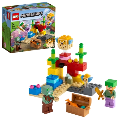 Bild von LEGO KID THE CORAL REEF LEGO MINECRAFT 2023