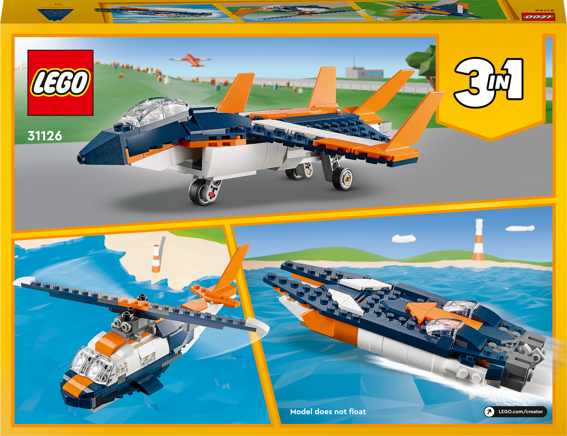 Bild von LEGO 31126 SUPERSONIC-JET CREATOR