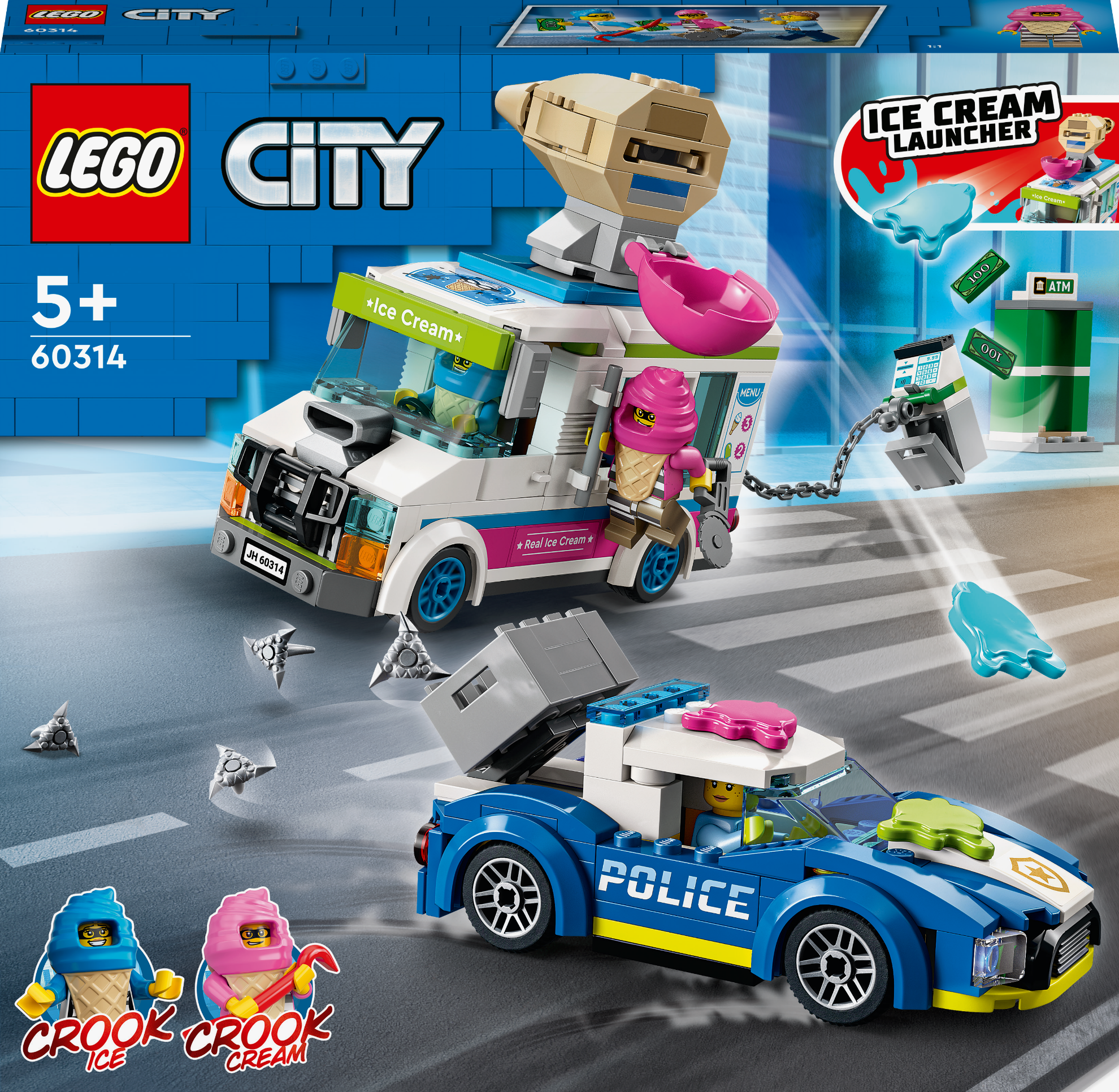 Bild von LEGO KID ICE CREAM TRUCK POLICE CHASE LEGO CITY 2023