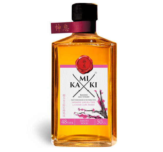 Bild von KAMIKI SAKURA WOOD WHISKY 50CL