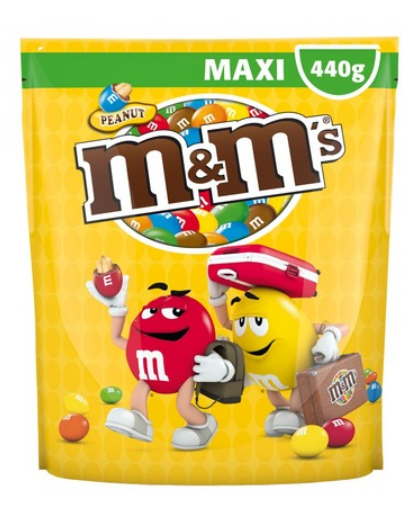 Bild von M&M PEANUT POUCHE 440 GR