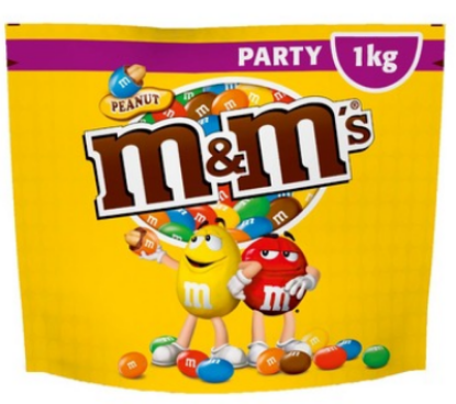 Bild von M&M'S PEANUT PARTY PACK 1000GR