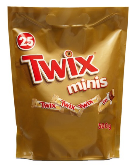 Bild von TWIX MINIS POUCH 500GR