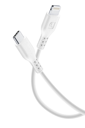 Bild von CELLULARLINE USB CABLE 1M USB-C TO APPLE WHITE