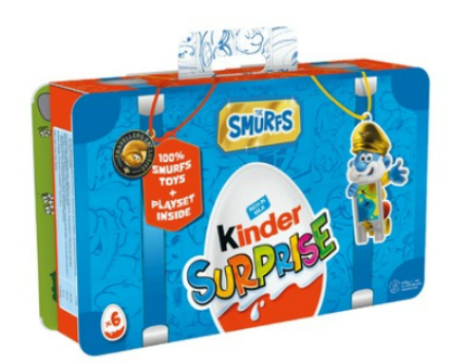 Bild von KINDER SURPR IMB SMURFS 120GR