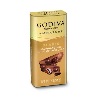 Bild von GODIVA PEARLS MILK CAPPUC 43GR