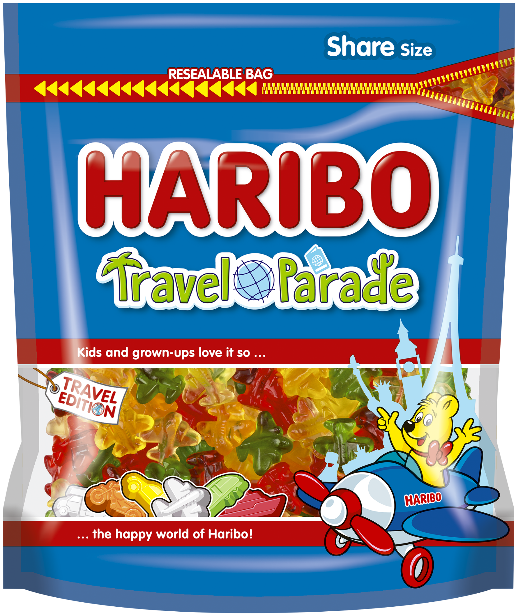 Bild von HARIBO TRAVEL PARADE 220GR