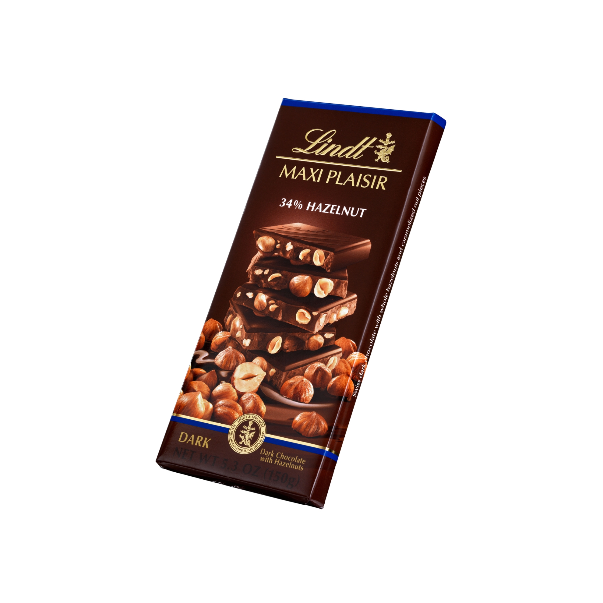 Bild von LINDT MAXI PLAISIR DARK HAZELNUT 150GR