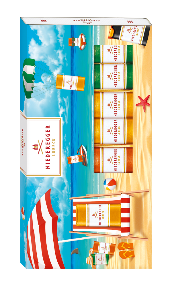 Bild von NIEDEREGGER MARZIPAN PRALINES SUMMER EDITION 200GR