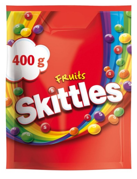 Bild von SKITTLES FRUIT POUCH 400 GR