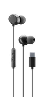 Bild von CELLULARLINE IN-EAR EARPHONE USB-C BLACK