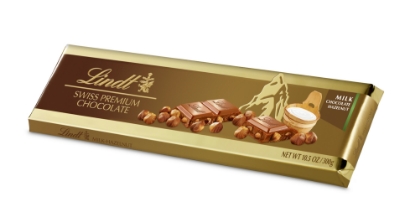 Bild von LINDT MILK HAZELNUT GOLD TABLET 300 GR