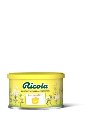 Bild von RICOLA LEMON MINT TIN 90GR