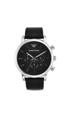 Bild von EMPORIO ARMANI M CLASSIC WT LEATHER BLACK 2024