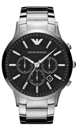 Bild von EMPORIO ARMANI M AR2460 WT RENATO STAINLESS STEEL SILVER/STEEL 2024