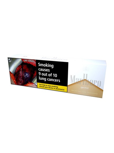 Bild von MARLBORO GOLD ORIGINAL JUMBO BOX CIG 200 S