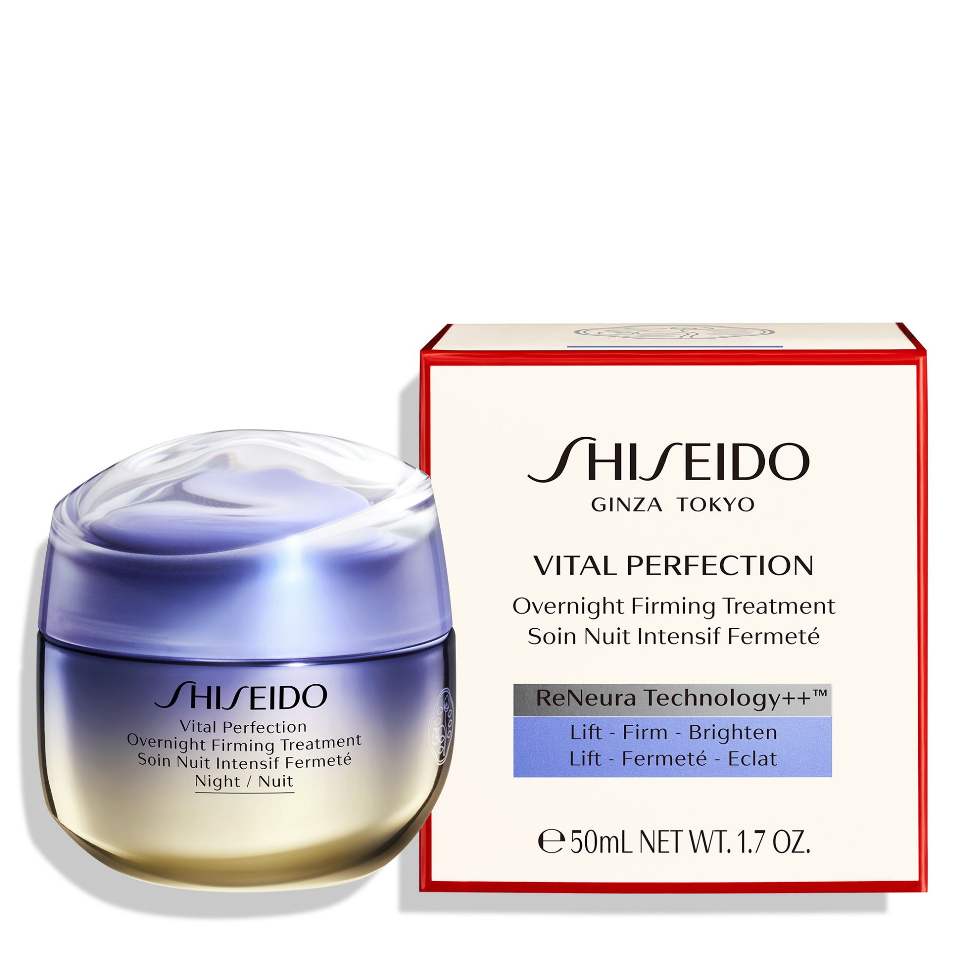 Bild von SHISEIDO W VITAL PERFECTION OVERNIGHT FIRMING TREATMENT FC FCR 50ML