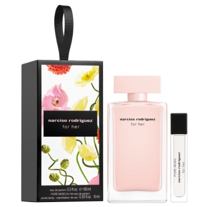 Bild von NARCISO RODRIGUEZ W SHOPPING PACK SET (FH EDP 100ML+PURE MUSC EDP 10ML) EDP