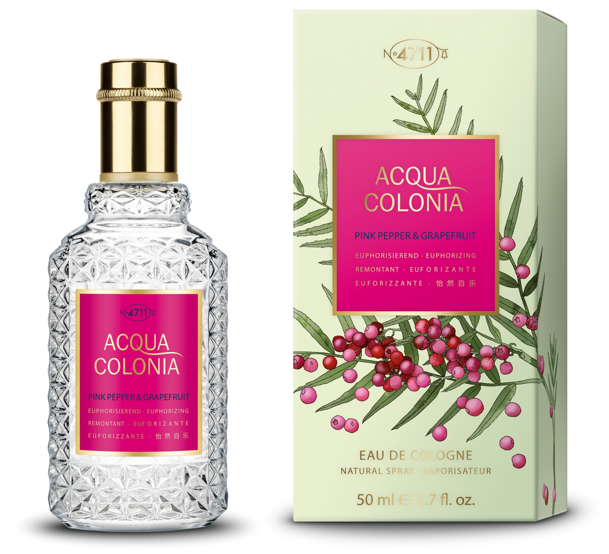 Bild von 4711 U ACQUA COLONIA PINK PEPPER & GRAPEFRUIT EDC 50ML