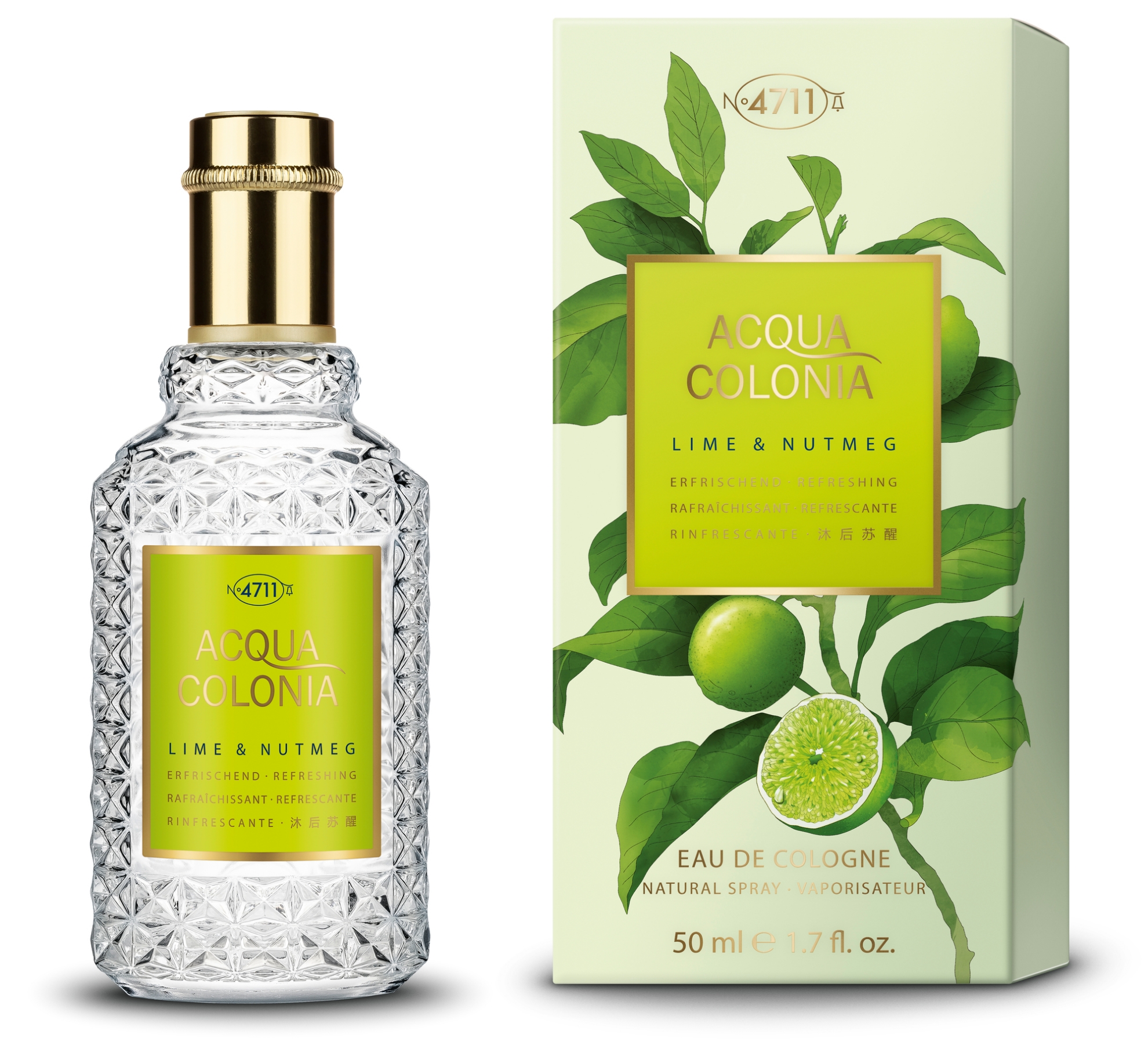 Bild von 4711 U ACQUA COLONIA LIME & NUTMEG EDC 50ML