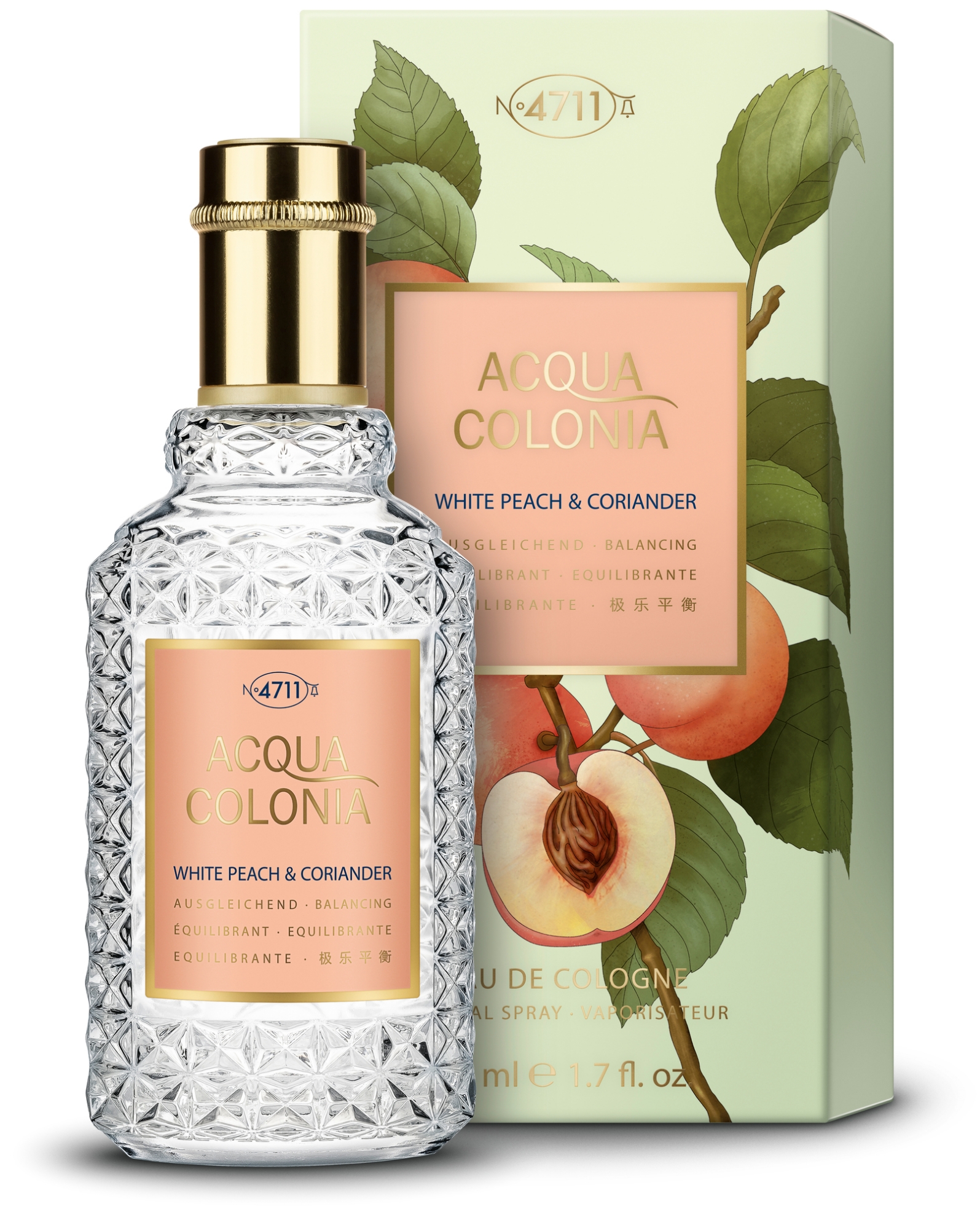 Bild von 4711 U ACQUA COLONIA WHITE PEACH & CORIANDER EDC 50ML