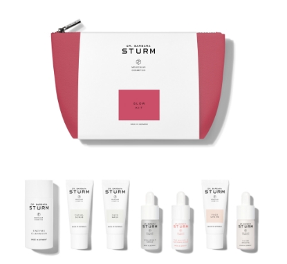 Bild von DR.BARBARA STURM W GLOW KIT (FACIAL SCRUB 20ML+FACE MASK 20ML+HYALURONIC SERUM 10ML+FC20ML+GLOW DROPS 10ML+ENZYME CLEANSER 20ML+THE BETTER B NIACINAMIDE SERUM 10ML) FC FCR