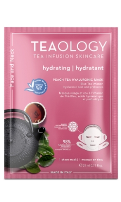 Bild von TEAOLOGY W PEACH TEA HYALURONIC MASK FC MASK 21ML