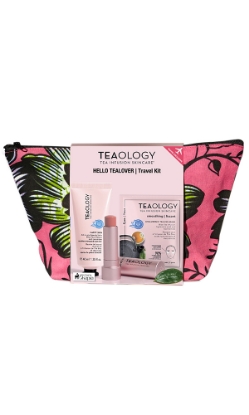 Bild von TEAOLOGY W HELLO TEALOVER (TEA BALM TINTED LIP TREATMENT PEACH TEA+HAPPY SKIN 40ML+HYALURONIC TEA EYE MASK) FC