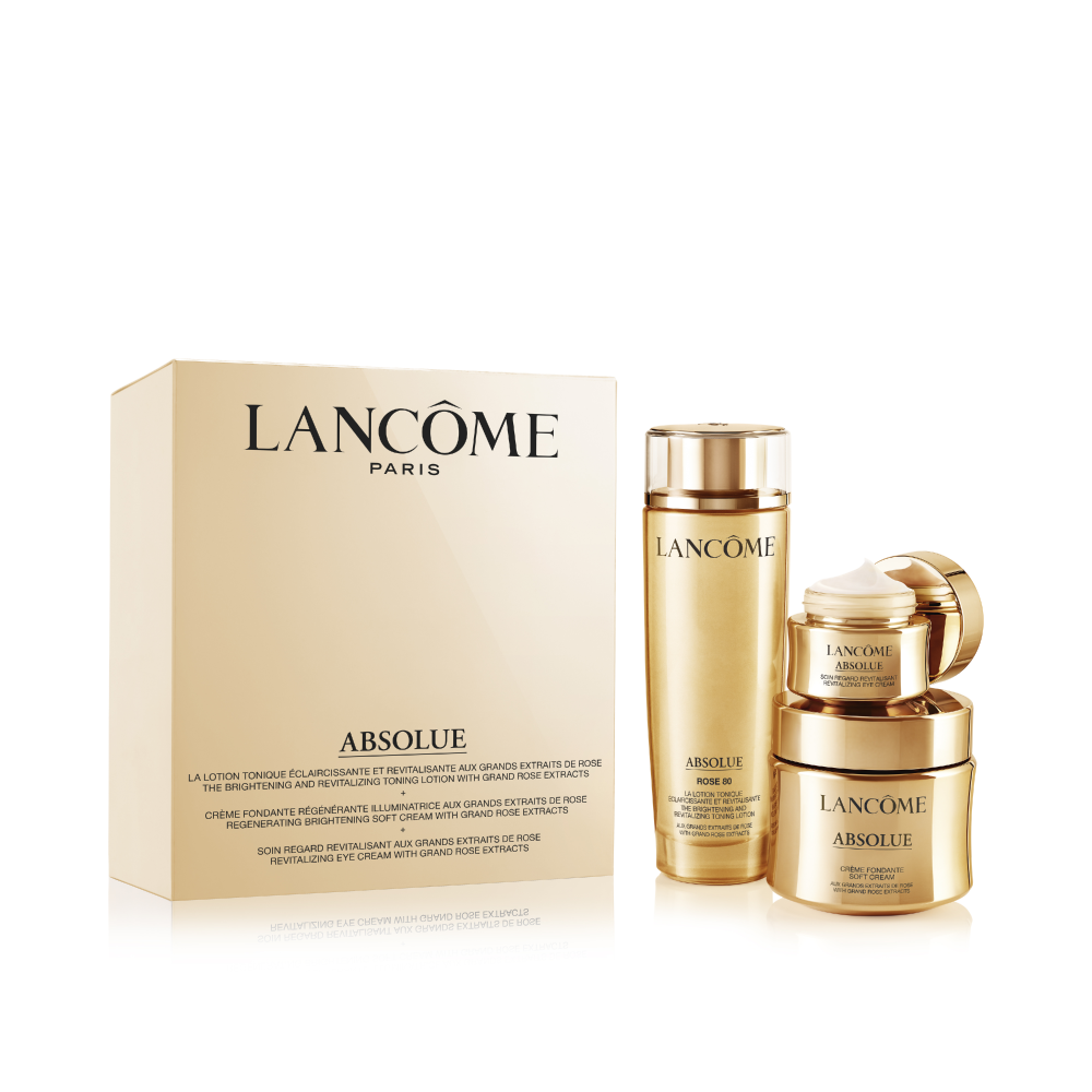 Bild von LANCOME W ABSOLUE PRECIOUS CELLS POWER OF 3 SET (ROSE ESSENCE 150ML+SOFT CREAM 50ML+INTENSE REVITALIZING EYE CREAM 20ML) 1 A