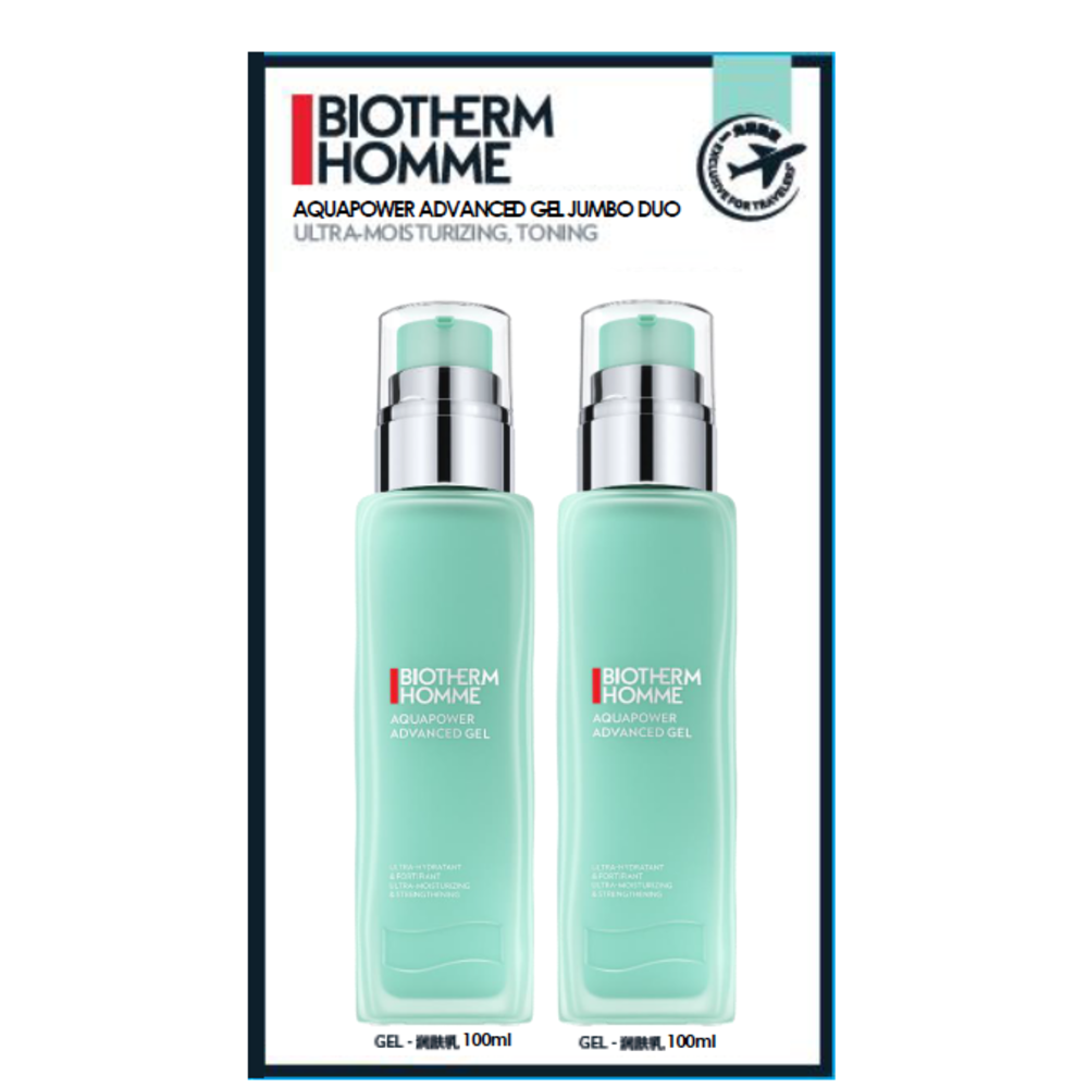 Bild von BIOTHERM M HOMME AQUAPOWER GEL JUMBO DUO (100X2) FC 1A