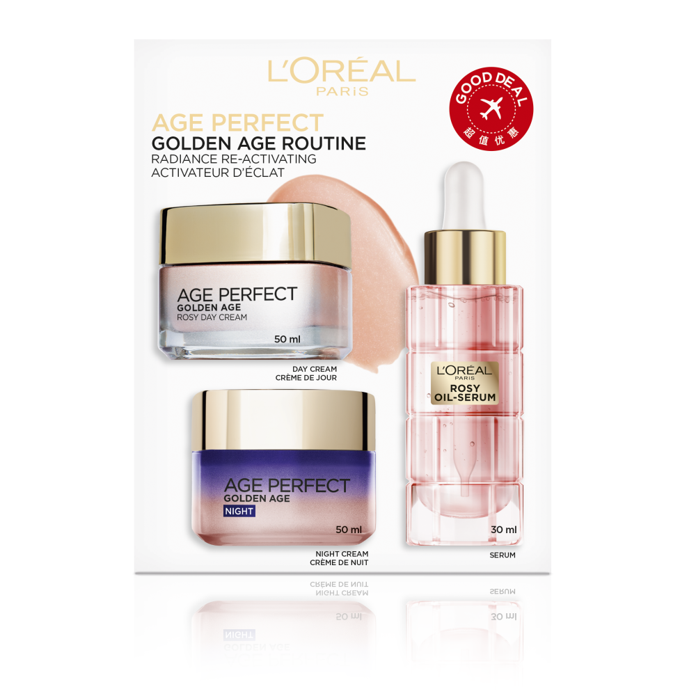 Bild von GOLDEN AGE ROUTINE DAY 50ML+ NIGHT 50ML + ROSY SERUM 30ML