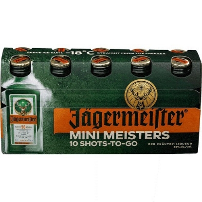 Bild von JAGERMEISTER MINIMEISTER 10*2CL 20 CL