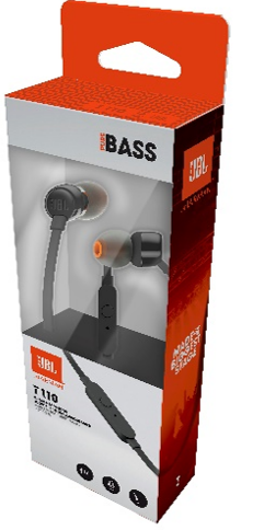 Bild von JBL IN EAR CANAL T110 BLK