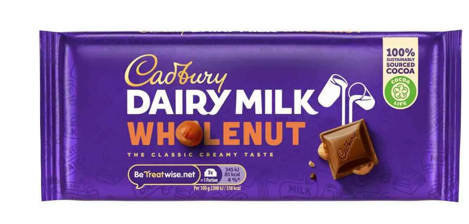 Bild von CADBURRY WHOLE NUT TABLET 300 GR