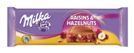 Bild von MILKA NUTS AND RAISINS 270 GR