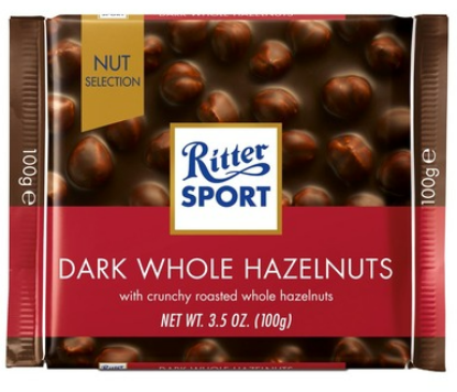 Bild von RITTER SPORT DARK HAZELNUT 100 GR