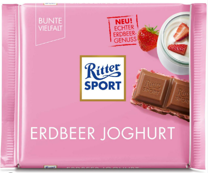 Bild von RITTER SPORT STRAWBERRY YOG 100GR