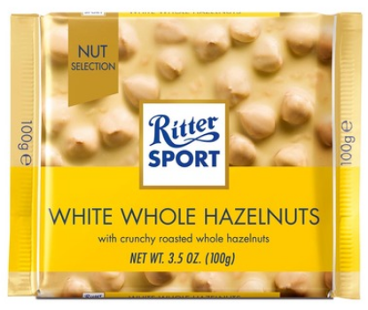 Bild von RITTER SPORT WHITE HAZELNUT 100 GR