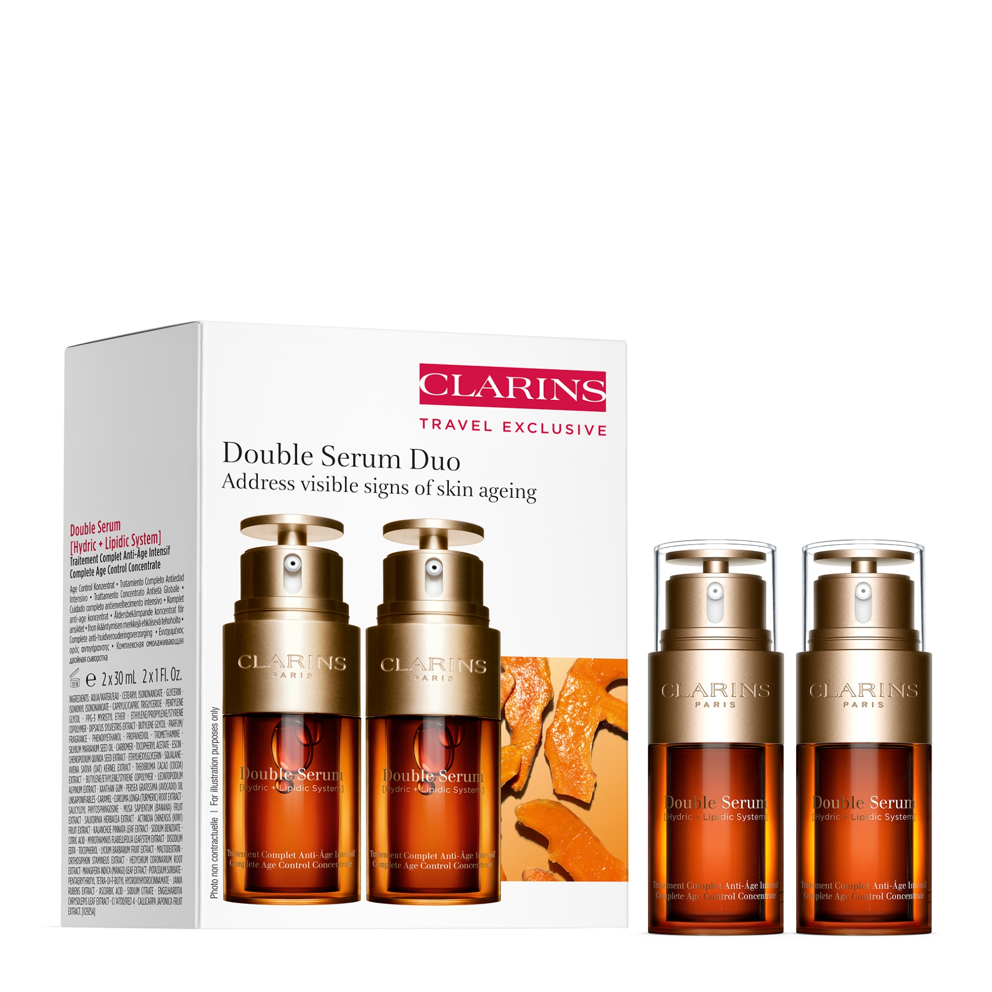 Bild von CLARINS W DOUBLE SERUM SET (2X 30ML) NEW 1 A