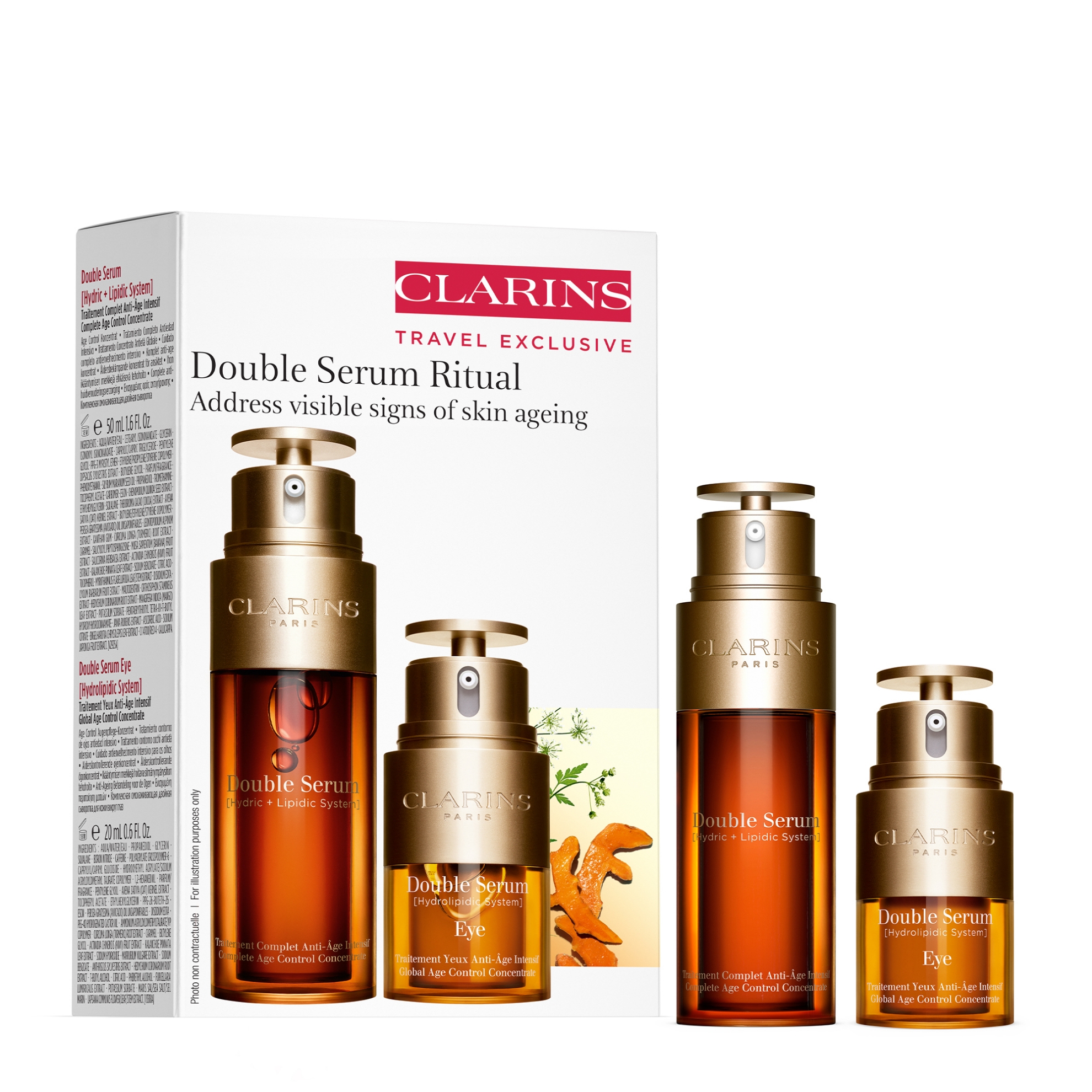 Bild von CLARINS W DOUBLE SERUM FACE & EYE 2022 FC FCR 1 A