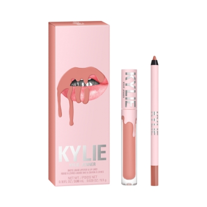 Bild von KYLIE W MATTE LIP KIT SET (LIQUID LIPSTICK+LIP LINER) LM 1A 802 CANDY K