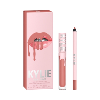 Bild von KYLIE W MATTE LIP KIT SET (LIQUID LIPSTICK+LIP LINER) LM 1A 301 ANGEL