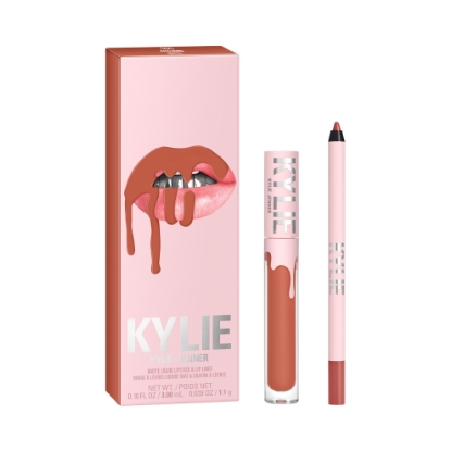 Bild von KYLIE W MATTE LIP KIT SET (LIQUID LIPSTICK+LIP LINER) LM 1A 505 AUTUMN