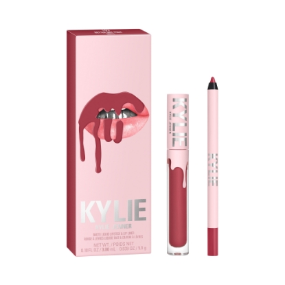 Bild von KYLIE W MATTE LIP KIT SET (LIQUID LIPSTICK+LIP LINER) LM 1A 103 BETTER NOT POUT